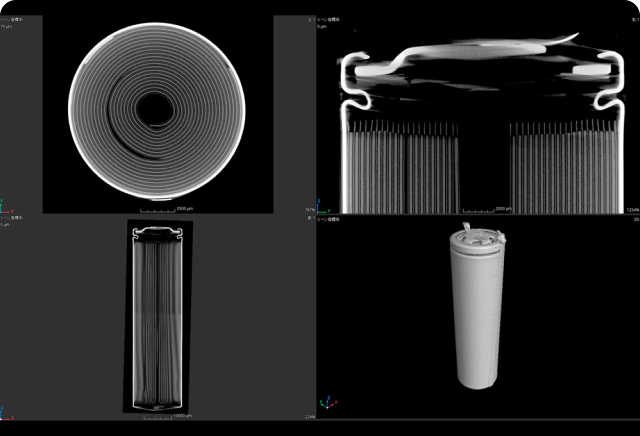 製品の内部構造の確認
